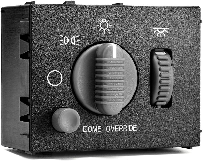 Lin Cin Yin Headlight Dimmer Switch for 1999-2002 Chevy Avalanche Silverado Suburban GMC Sierra Yukon 1500 2500 3500 Tahoe Escalade Instrument Panel Dome Override Light Switch 15755595 15738843 D1534G SW2157 - Image 4